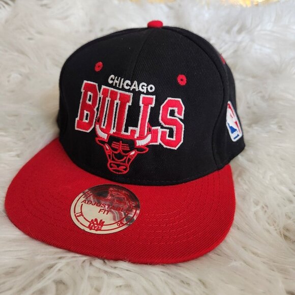 Chicago Bulls Mitchell Ness Cap Hat Snapback Jordan NBA Basketball Mens One Size - Picture 1 of 12